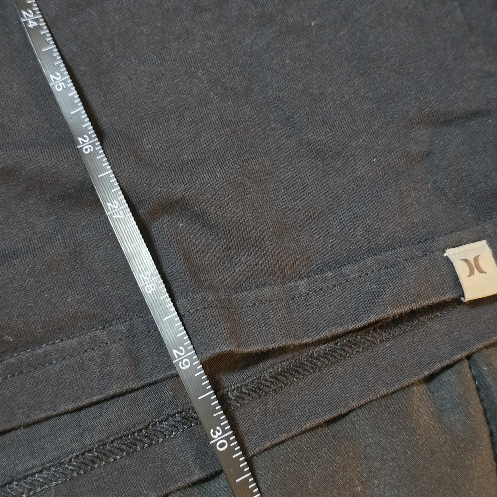 Hurley Charcoal Tee with Red and White Stripes - Picture 4 of 4